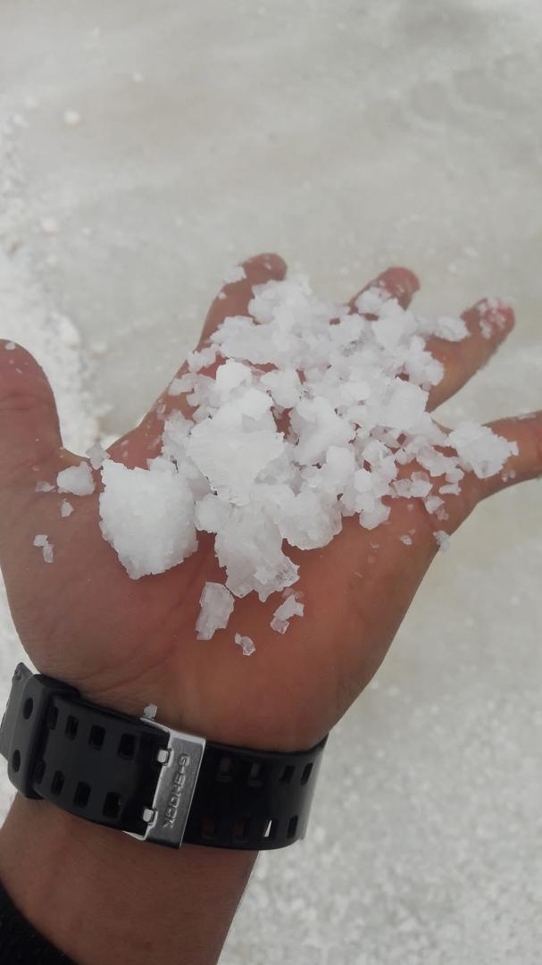 Washed salt